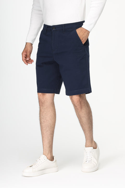 Regular Fit Chino Short Dark Blue
