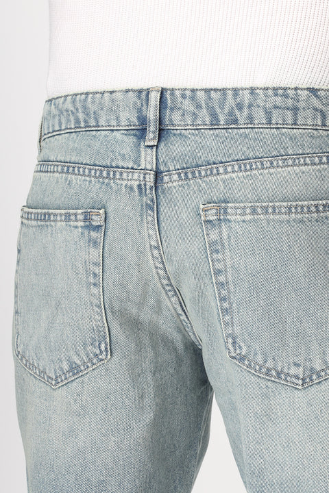 Regular Fit Jeans Short Blue