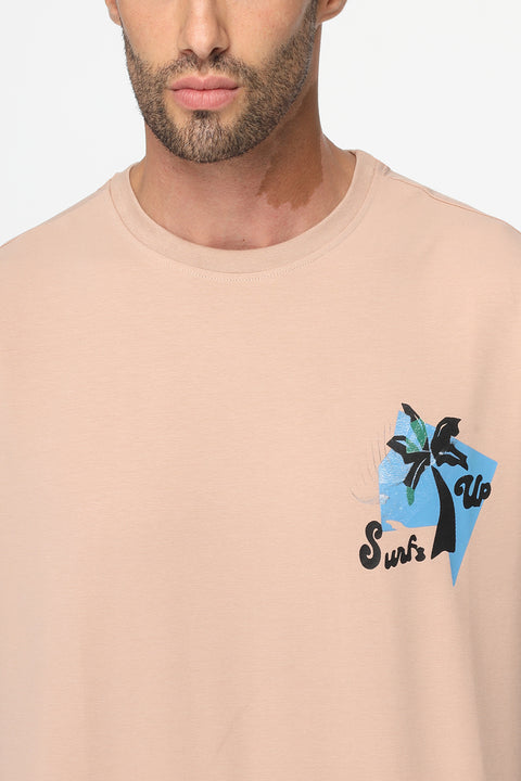 Relax Fit T-Shirt Beige