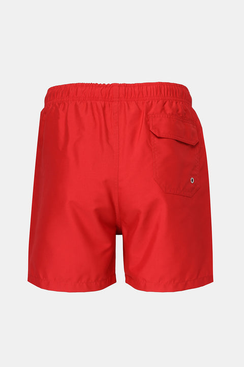 Regular Fit Swim Suit Red