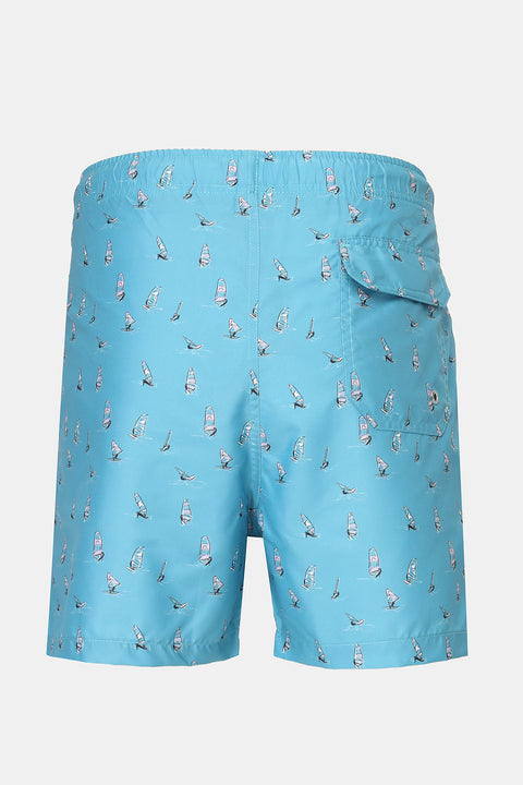 Regular Fit Swim Suit Turquoise