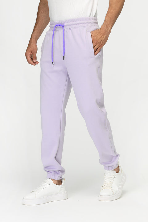 Regular Fit Sweat Pants Light Purple