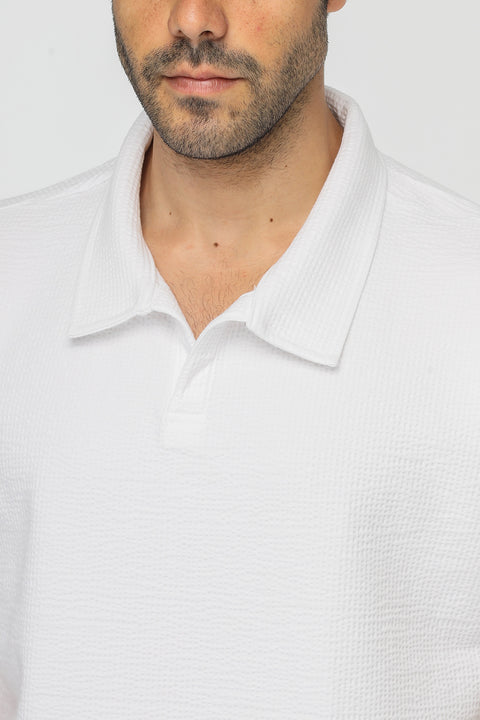 Polo Shirt Relax Fit White