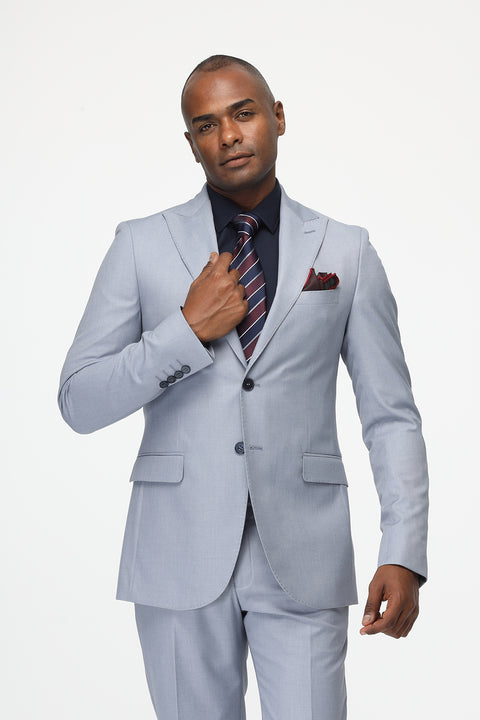 Slim Fit Suit Light Blue