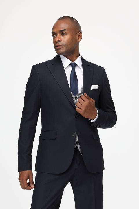 Regular Fit Suit Dark Blue