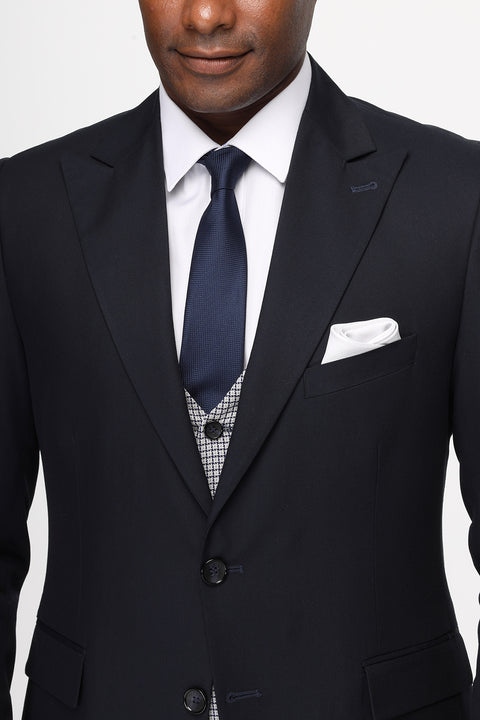 Regular Fit Suit Dark Blue