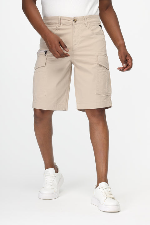 Cargo Chino Short Beige
