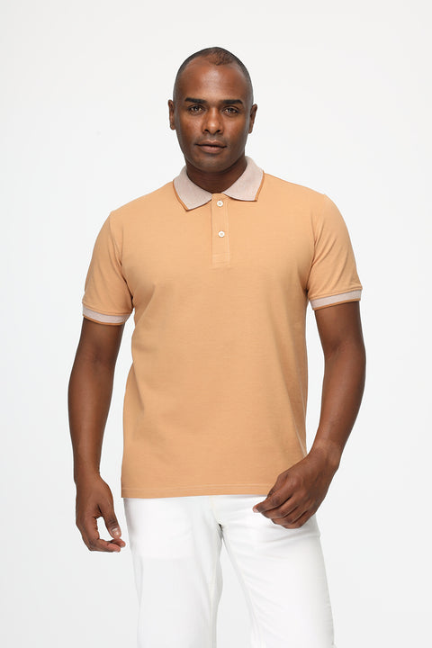 Polo Shirt Regular Fit Beige