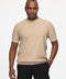 Regular Fit Knitted T-Shirt Beige