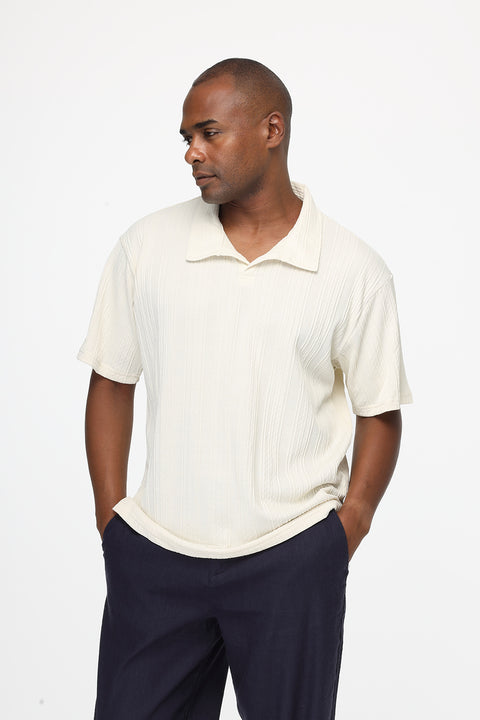 Polo Shirt Relax Fit Beige