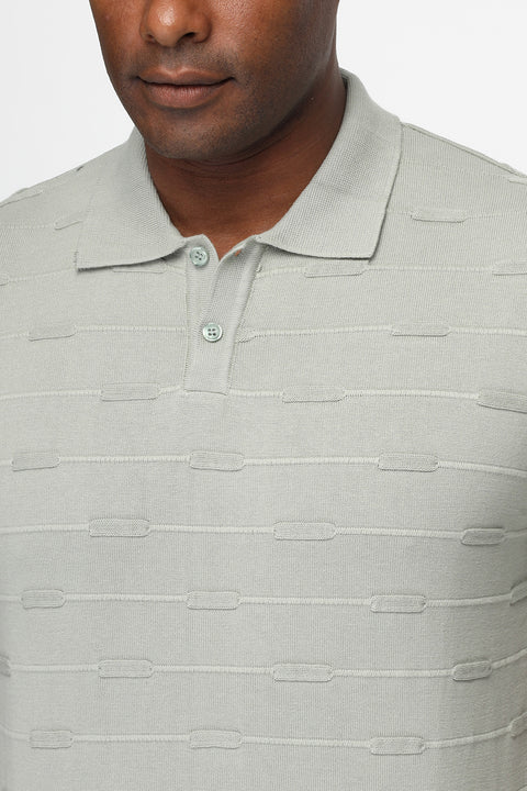 Polo Shirt Regular Fit Knitted Green