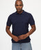 Polo Shirt Regular Fit Knitted Dark Blue