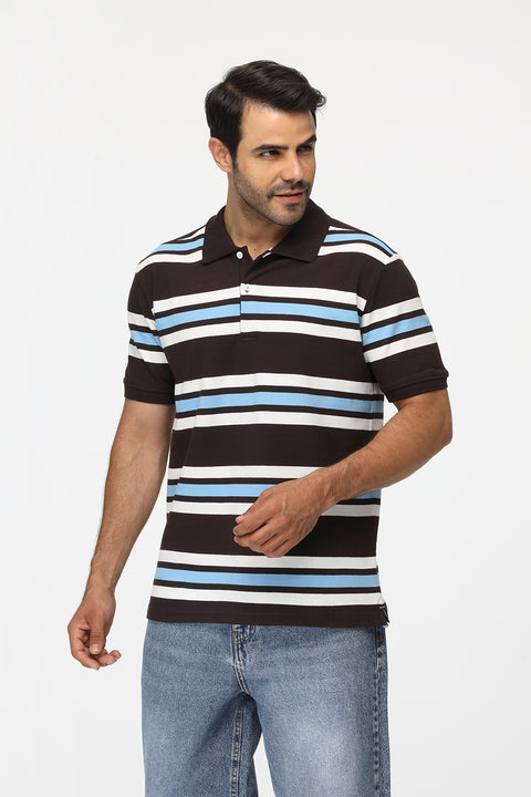 Polo Shirt Regular Fit Light Blue