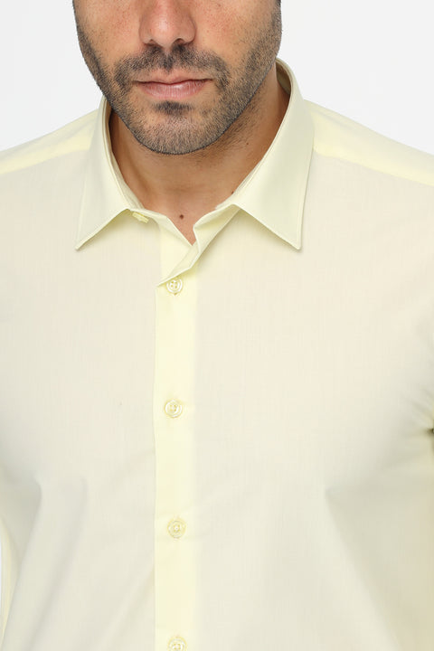 Classic Shirt Slim fit Yellow