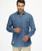 New Fit Shirt Jeans Dark Blue