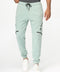Regular Fit Sports Pants Light Green