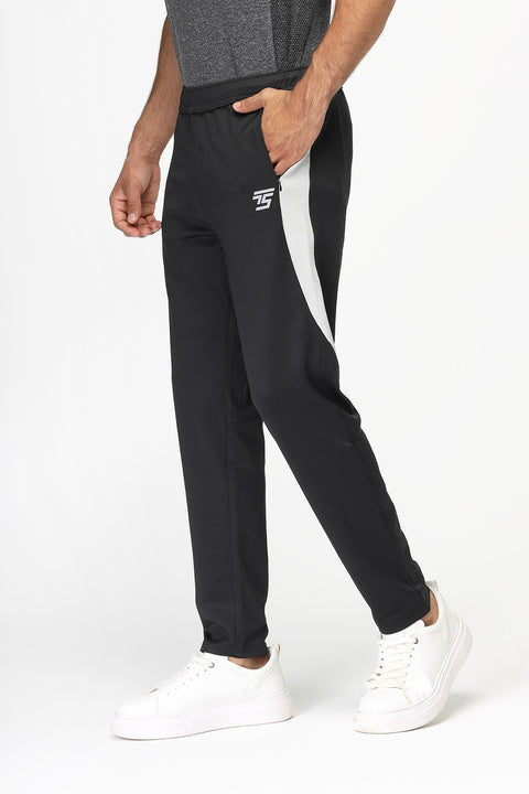 Regular Fit Sports Pants Black
