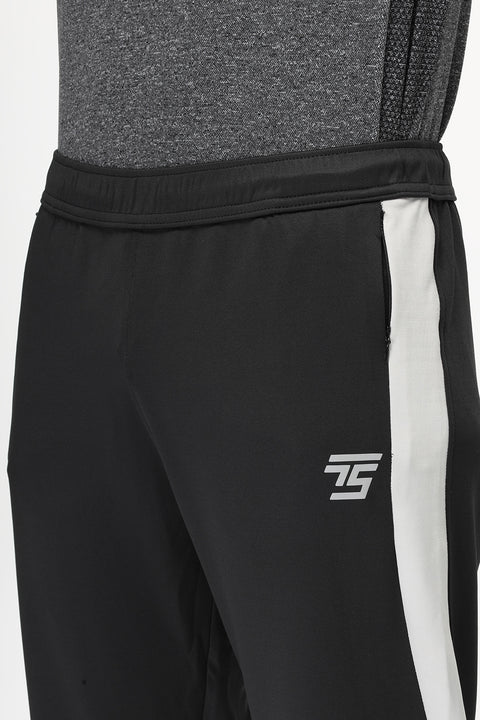 Regular Fit Sports Pants Black
