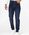 Slim Straight Fit Trousers Jeans Dark Blue