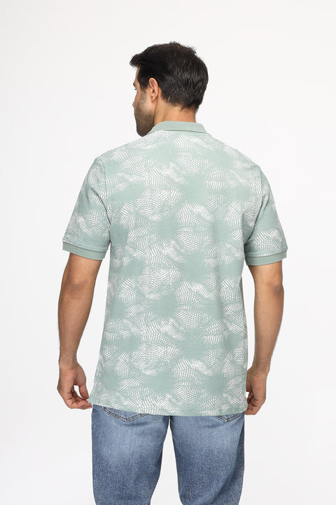 Polo Shirt Regular Fit Light Green