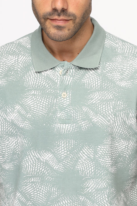 Polo Shirt Regular Fit Light Green