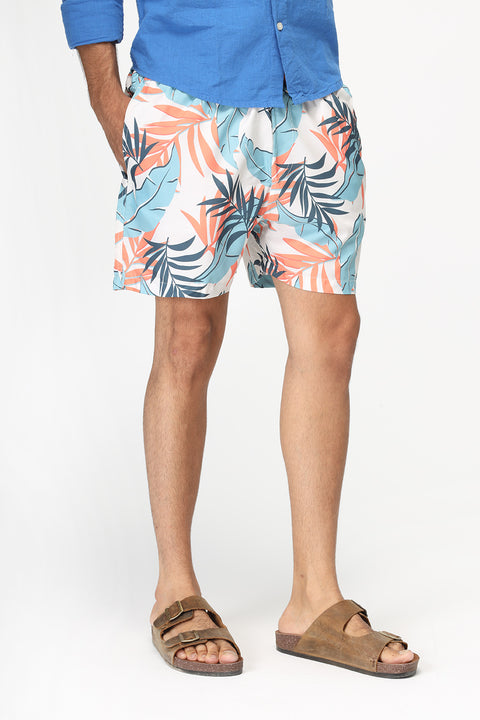Regular Fit Swim Suit Turquoise