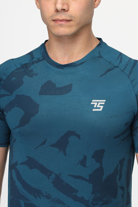 Slim Fit Sports T-Shirt Green