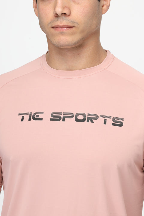 Regular Fit Sports T-Shirt Rose