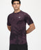 Slim Fit Sports T-Shirt Dark Purple