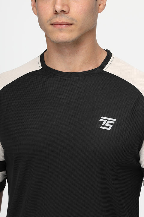 Regular Fit Sports T-Shirt Black