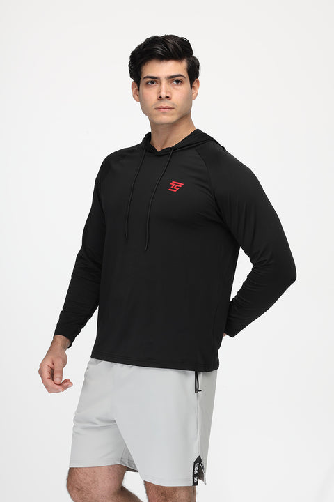 Regular Fit Sports T-Shirt Black