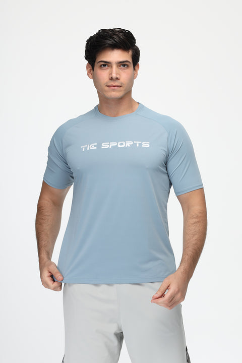 Regular Fit Sports T-Shirt Blue