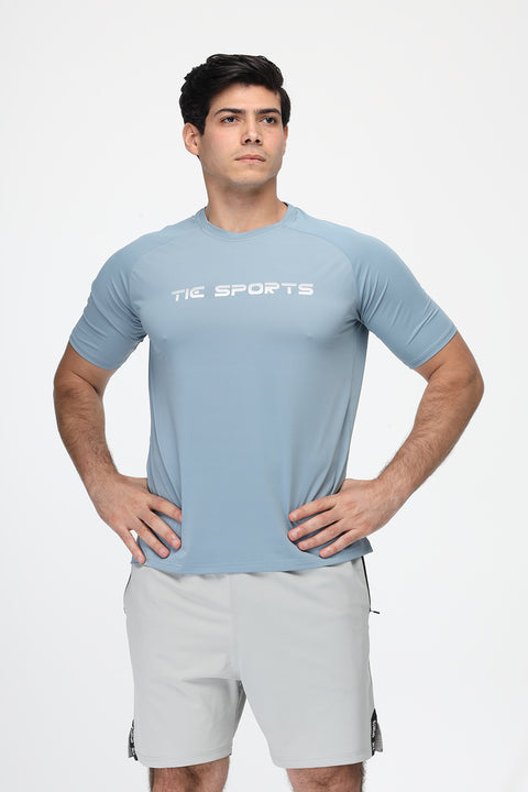 Regular Fit Sports T-Shirt Blue