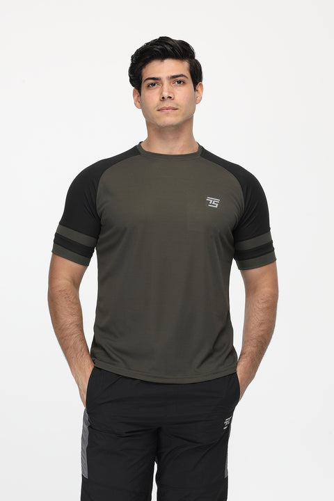 Regular Fit Sports T-Shirt Green
