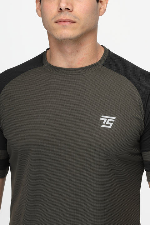 Regular Fit Sports T-Shirt Green
