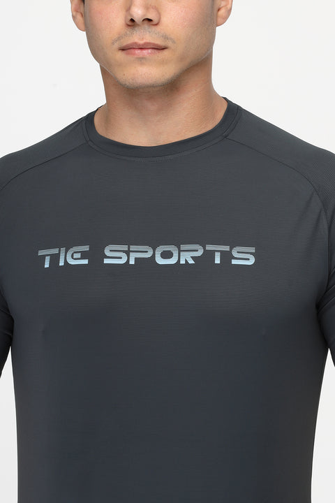 Regular Fit Sports T-Shirt Gray