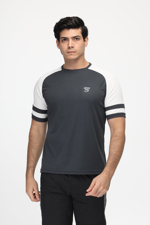 Regular Fit Sports T-Shirt Gray