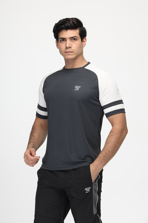 Regular Fit Sports T-Shirt Gray