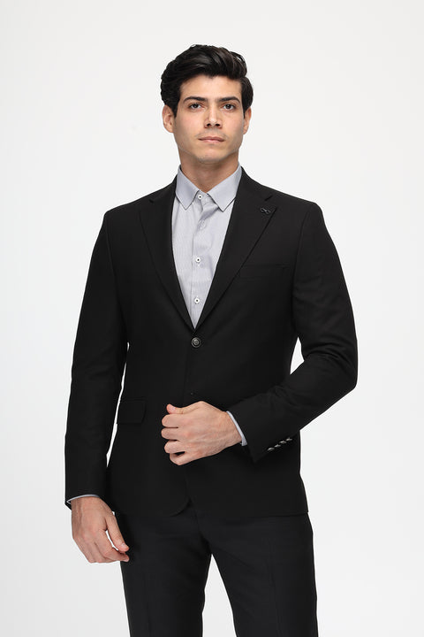 Regular Fit Blazer Black