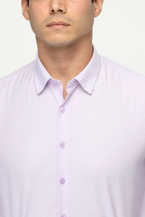 Slim Fit Shirt Purple
