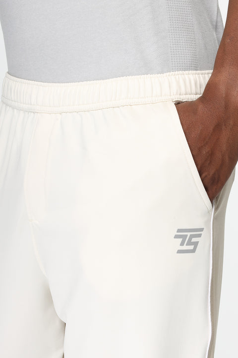 Regular Fit Sports Pants Off White