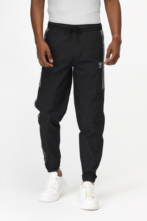 Regular Fit Sports Pants Black