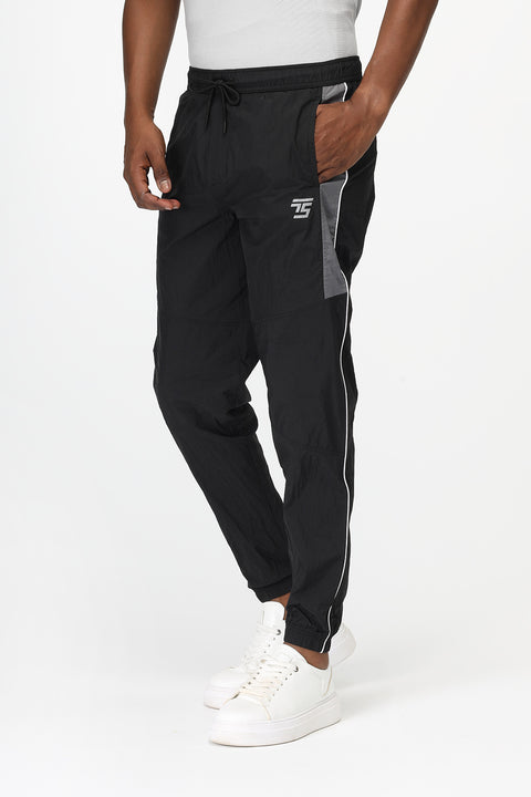 Regular Fit Sports Pants Black