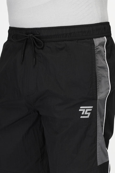 Regular Fit Sports Pants Black