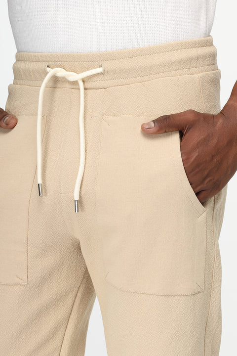 Relax Fit Sweat Pants Beige