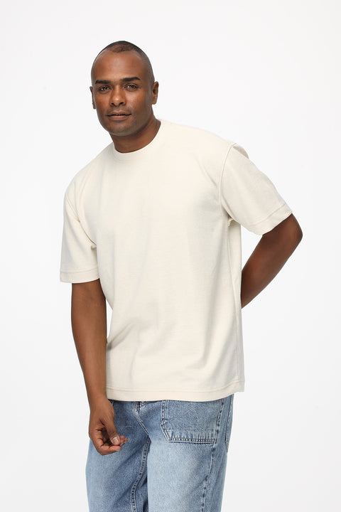 Relax Fit T-Shirt Beige