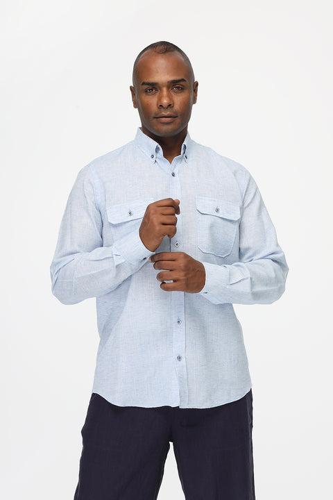 Regular Fit Shirt Light Blue