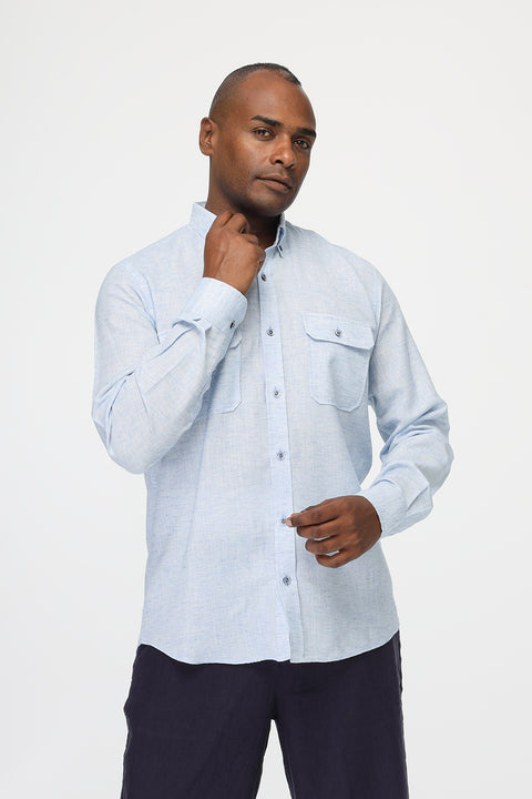 Regular Fit Shirt Light Blue