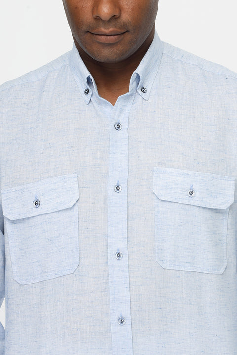 Regular Fit Shirt Light Blue