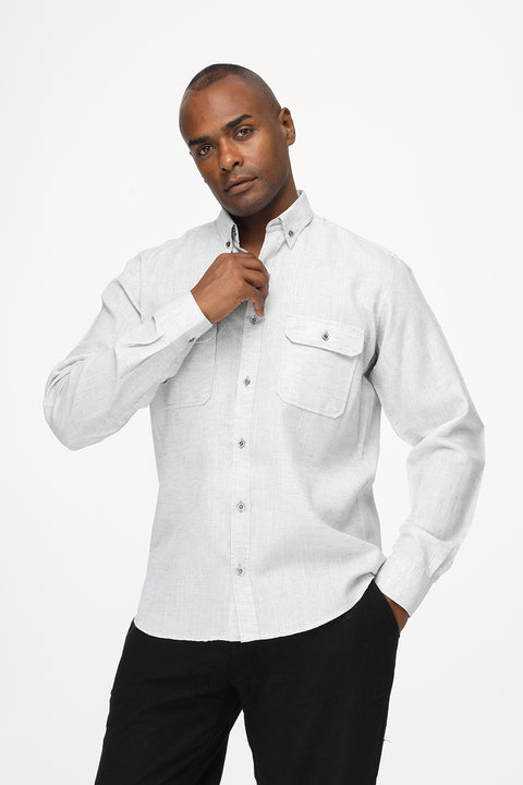 Regular Fit Shirt Light Gray